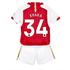 Arsenal Granit Xhaka #34 Hjemmedraktsett Barn 2023-24 Kortermet (+ korte bukser)